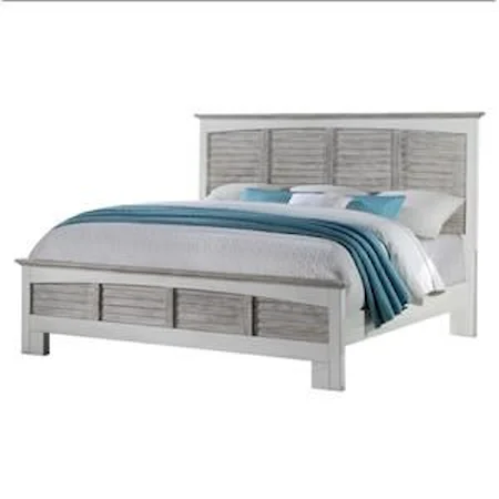Two-Tone Queen Bed